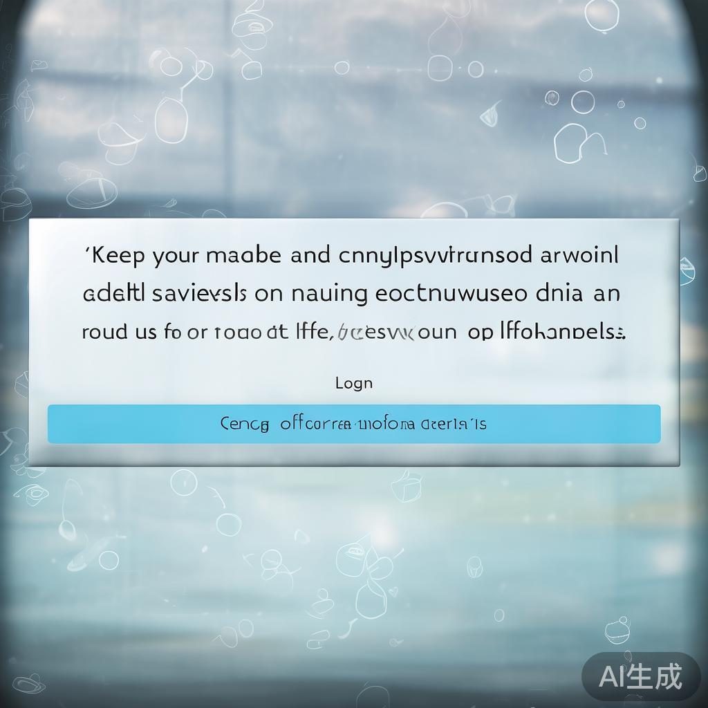 登录过程中，切勿将用户名和密码泄露给他人，也不要在